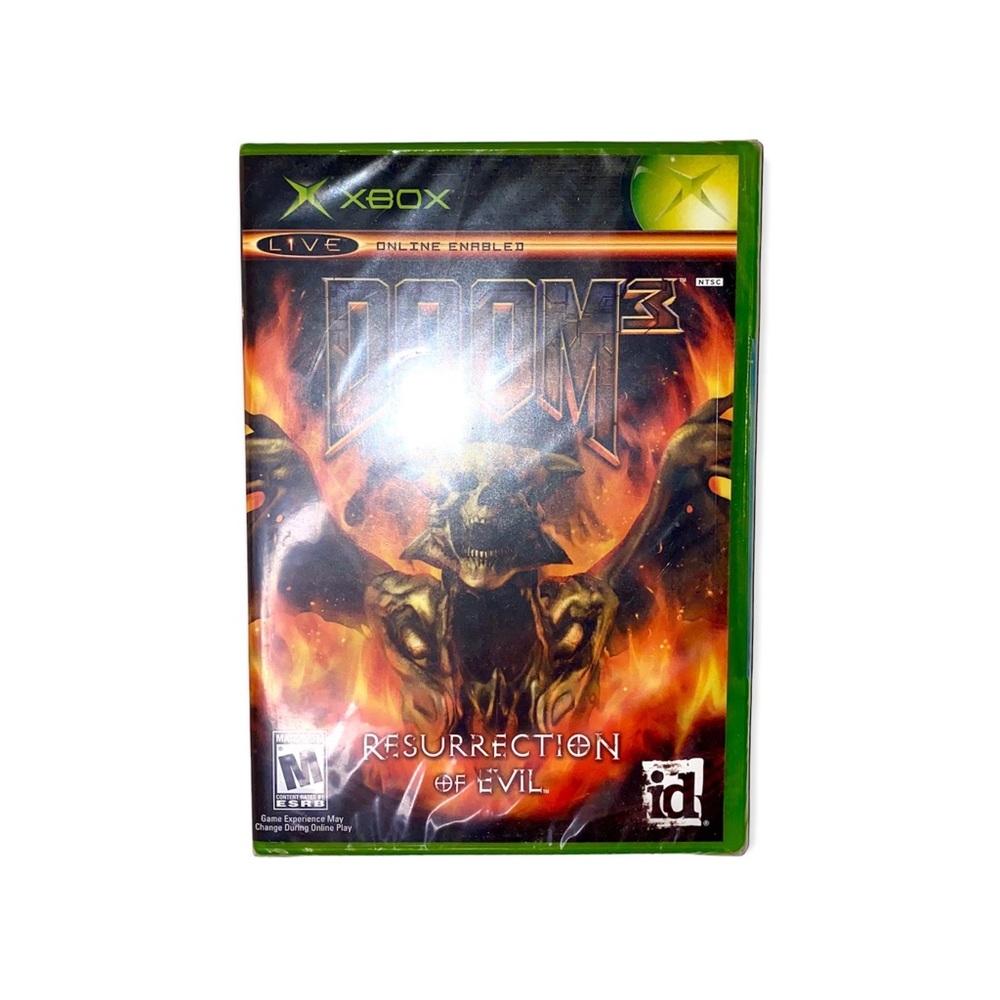 Microsoft XBOX SEALED DOOM 3 Resurrection of Evil